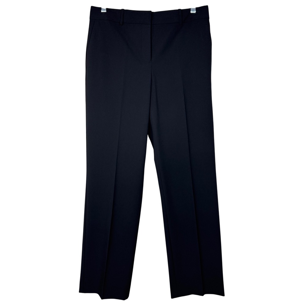 Ann Taylor The Straight Leg Curvy Fit Black Pants Womens Size 6 Career Corporate